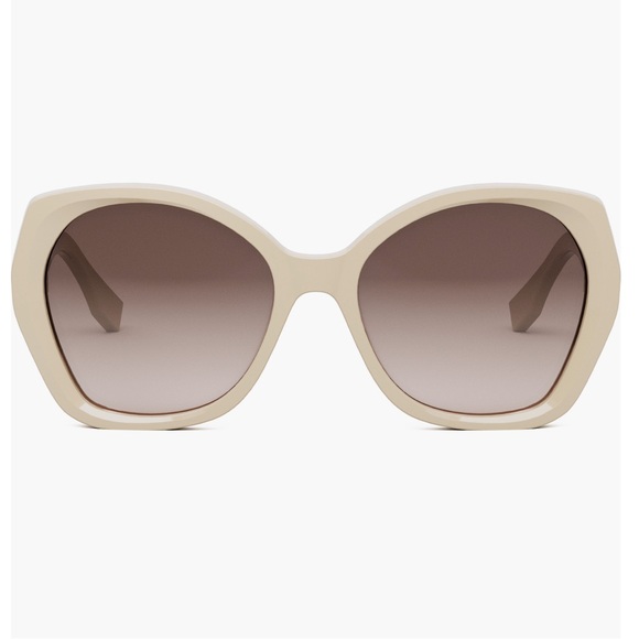 Fendi Lettering 57mm Gradient Butterfly Sunglasses - Picture 2 of 16